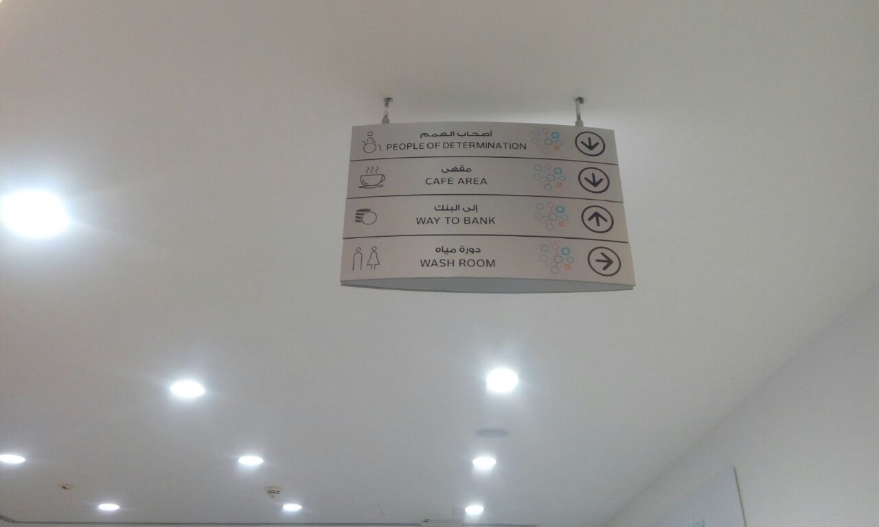 Internal Way Finding Signage 